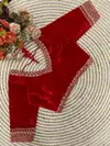 Maya By Ruhi Simple Sobar Bridal Work Velvet Blouse Wholesale Shop In Surat
